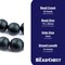 The Bead Chest Natural 20mm Wooden Beads in Charcoal for Jewelry Making – Round Loose Wood Spacer Beads I Approximately 20 Beads